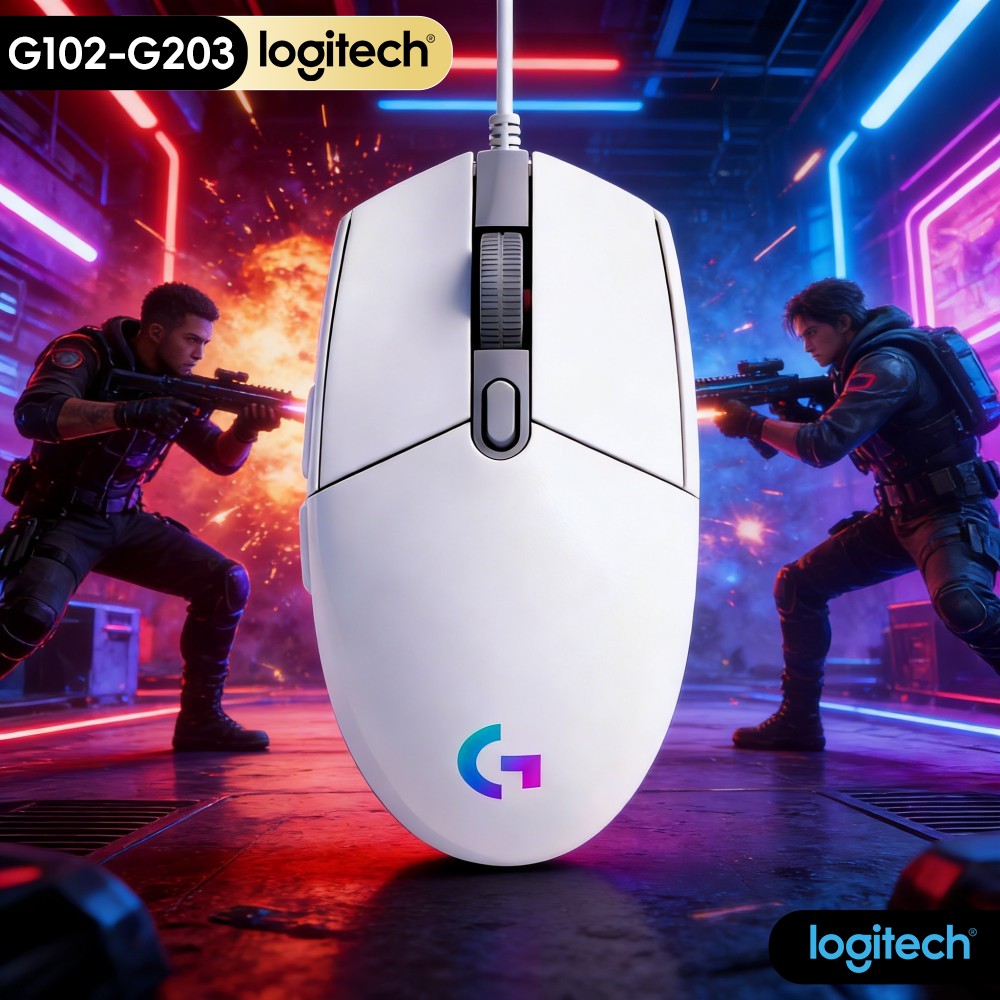 Logitech Mouse G203 - G102 정품 로지텍 G203 프로디지 마우스,