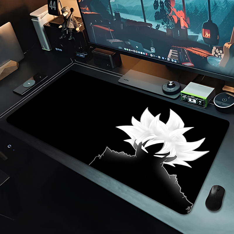 Desk Setup Rug - DBZ 블랙 애니메이션 마우스 패드 드래곤