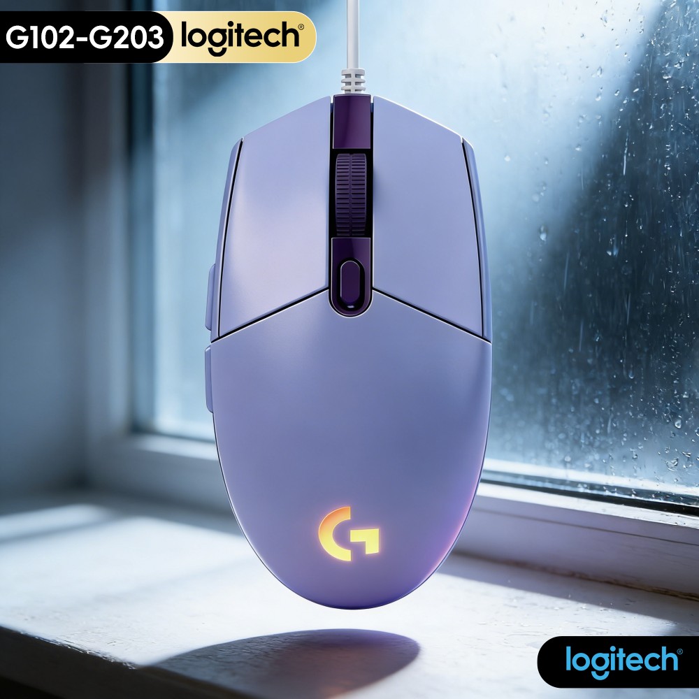 Logitech Mouse G203 - G102 로지텍 G203 RGB 게이밍 마우스,