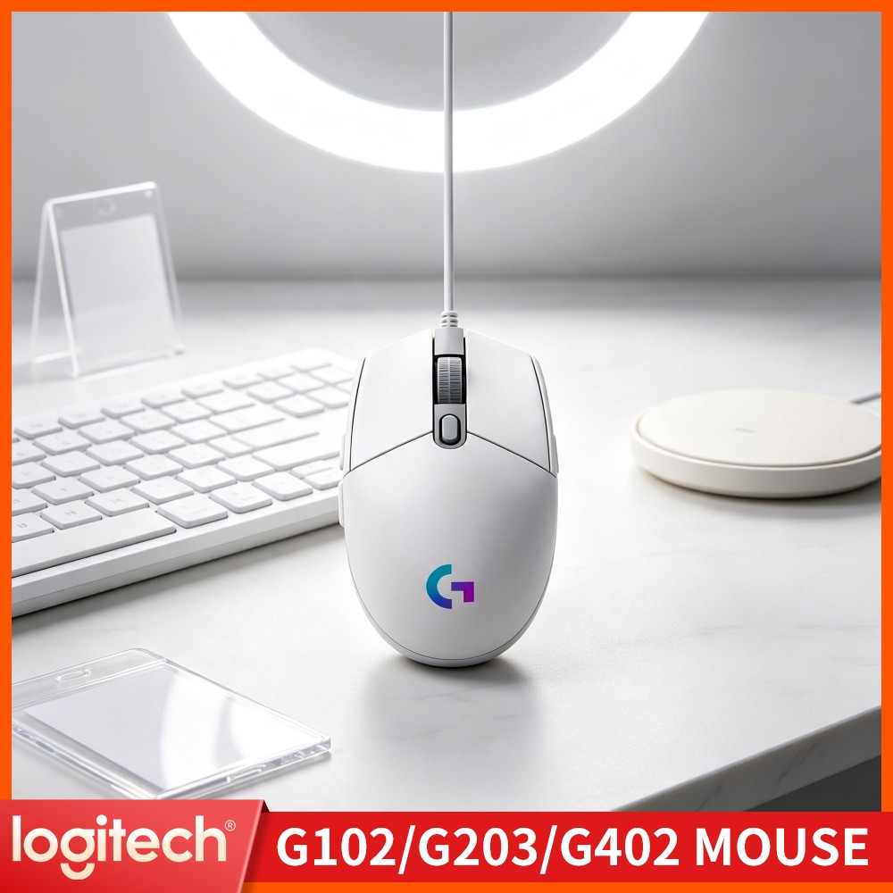 Logitech Mouse G203 - 로지텍 G203 유선 게이밍 마우스 인체공학적