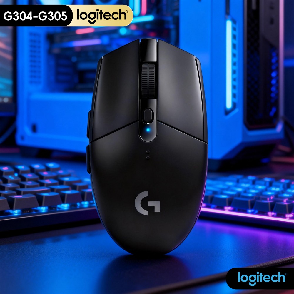Logitech Mouse G203 - 로지텍 G304 무선 마우스 LIGHTSPEED 기술