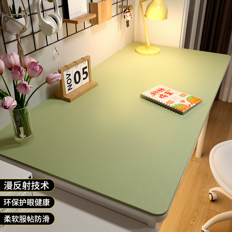 친환경 눈 보호 데스크 매트, 학생용 가죽 단색 커피  - Desk Setup Rug 리뷰 및 가격