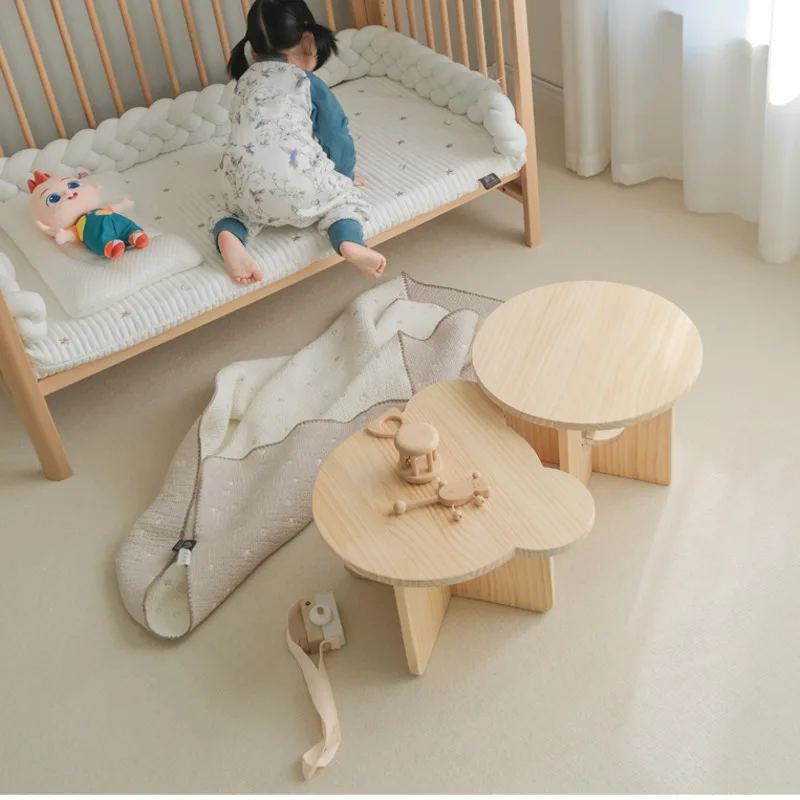 원목 어린이 소형 테이블, 유치원 수제 소형 원형 테이 - Desk Setup Small Room 리뷰 및 가격
