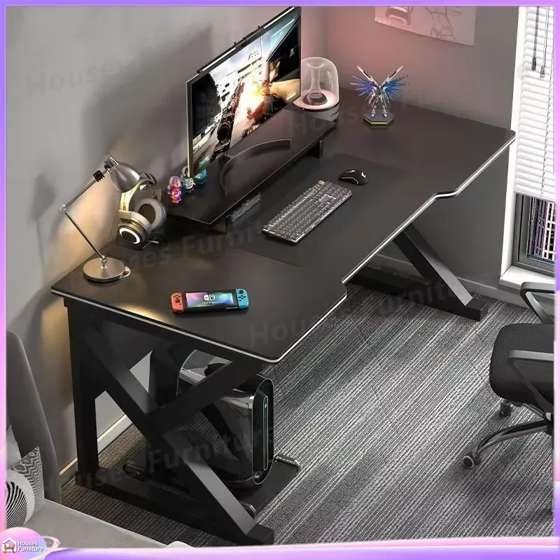카페 메탈 게이밍 데스크 블랙 MDF 컴퓨터 테이블(P - Desk Setup Ergonomics 리뷰 및 가격