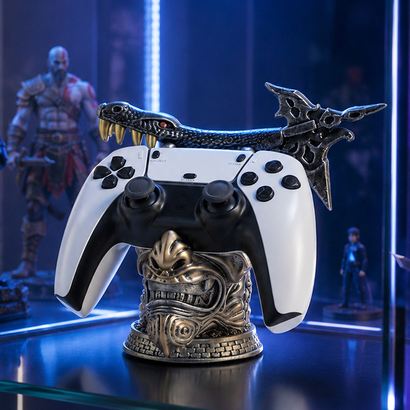 창의적인 모조 데몬 레진 게임 컨트롤러 스탠드 PS5  - Desk Setup Ps5 리뷰 및 가격