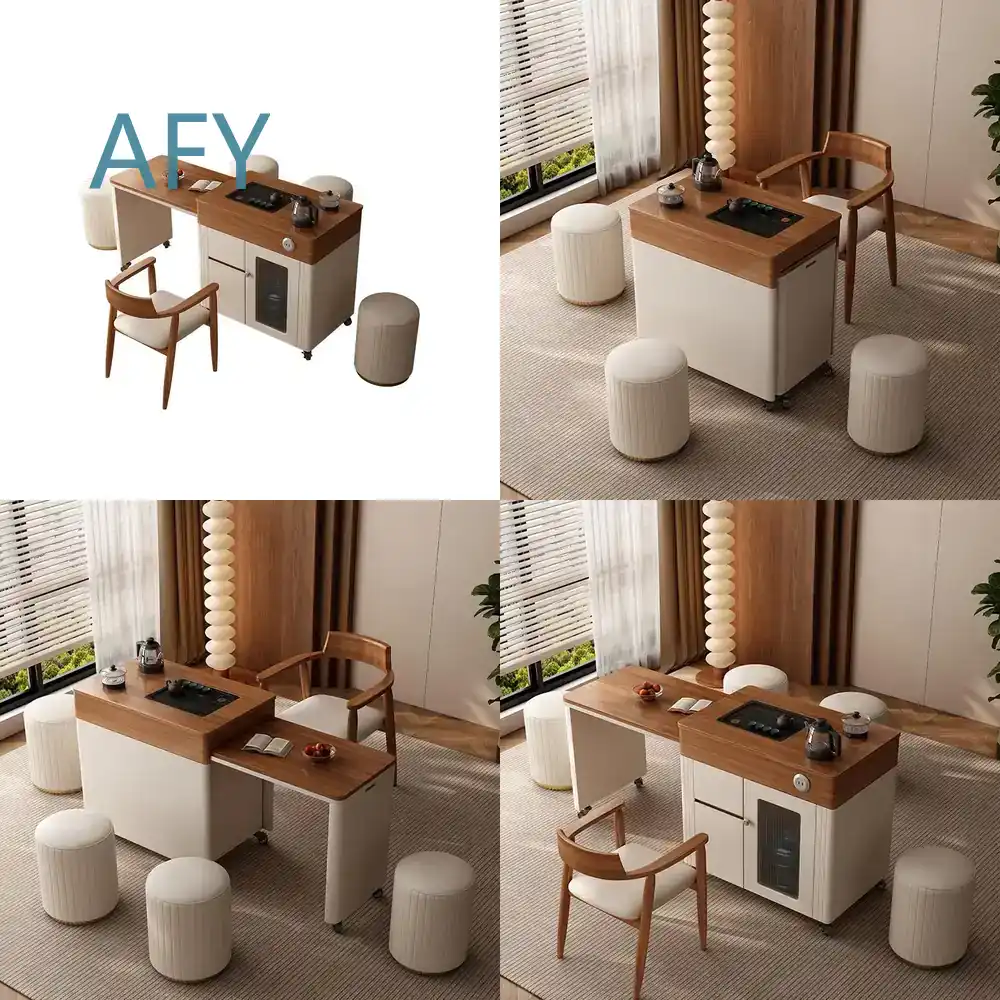 원목 이동식 테이블 및 의자 세트, 가정 사무실 책상  - Desk Setup Small Room 리뷰 및 가격