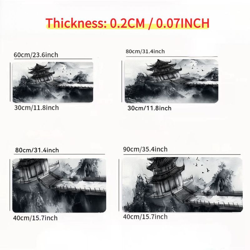 기발한 철제 아트 마우스 패드 클라우드 드래곤 게이밍  - Desk Setup Ergonomics 리뷰 및 가격