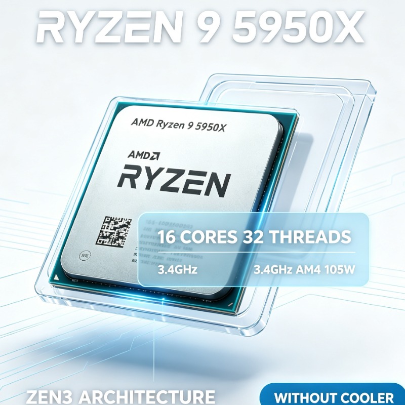 AMD Ryzen 9 5950X 16코어 32스레드 소 - Amd Cpu Ryzen 9 리뷰 및 가격