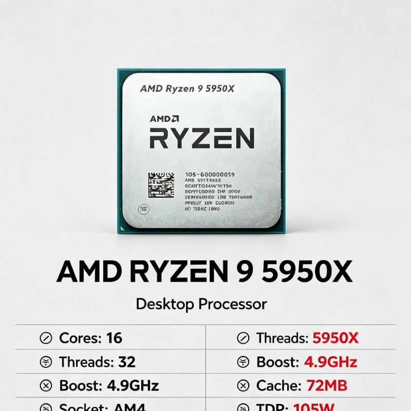 AMD Ryzen 9 5950X 16코어 32스레드 소 - Amd Cpu Ryzen 9 리뷰 및 가격