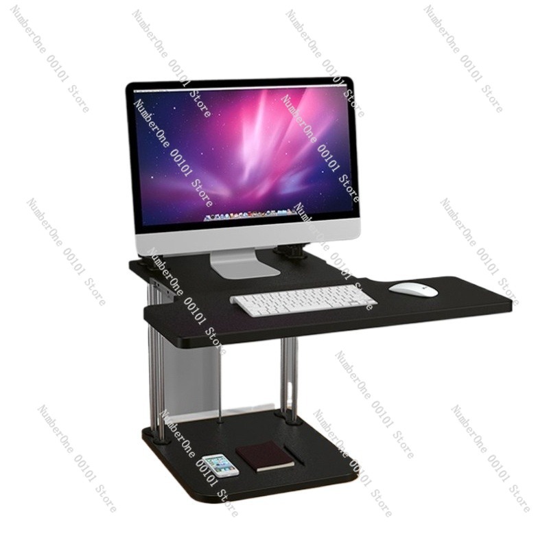 높이 조절 가능한 스탠딩 데스크 컨버터, 데스크탑 워크 - Desk Setup For Laptop And Monitor 리뷰 및 가격