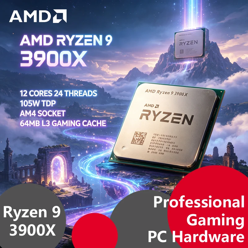 AMD Ryzen 9 3900X 트레이 언락 CPU,  - Amd Cpu Ryzen 9 리뷰 및 가격