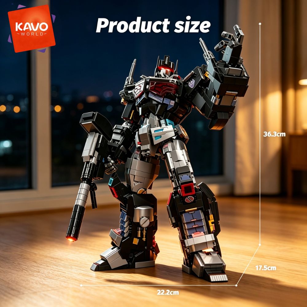 KAVOWORLD 2045피스 미래 메카 로봇 조립 블 - Desk Setup Small Room 리뷰 및 가격
