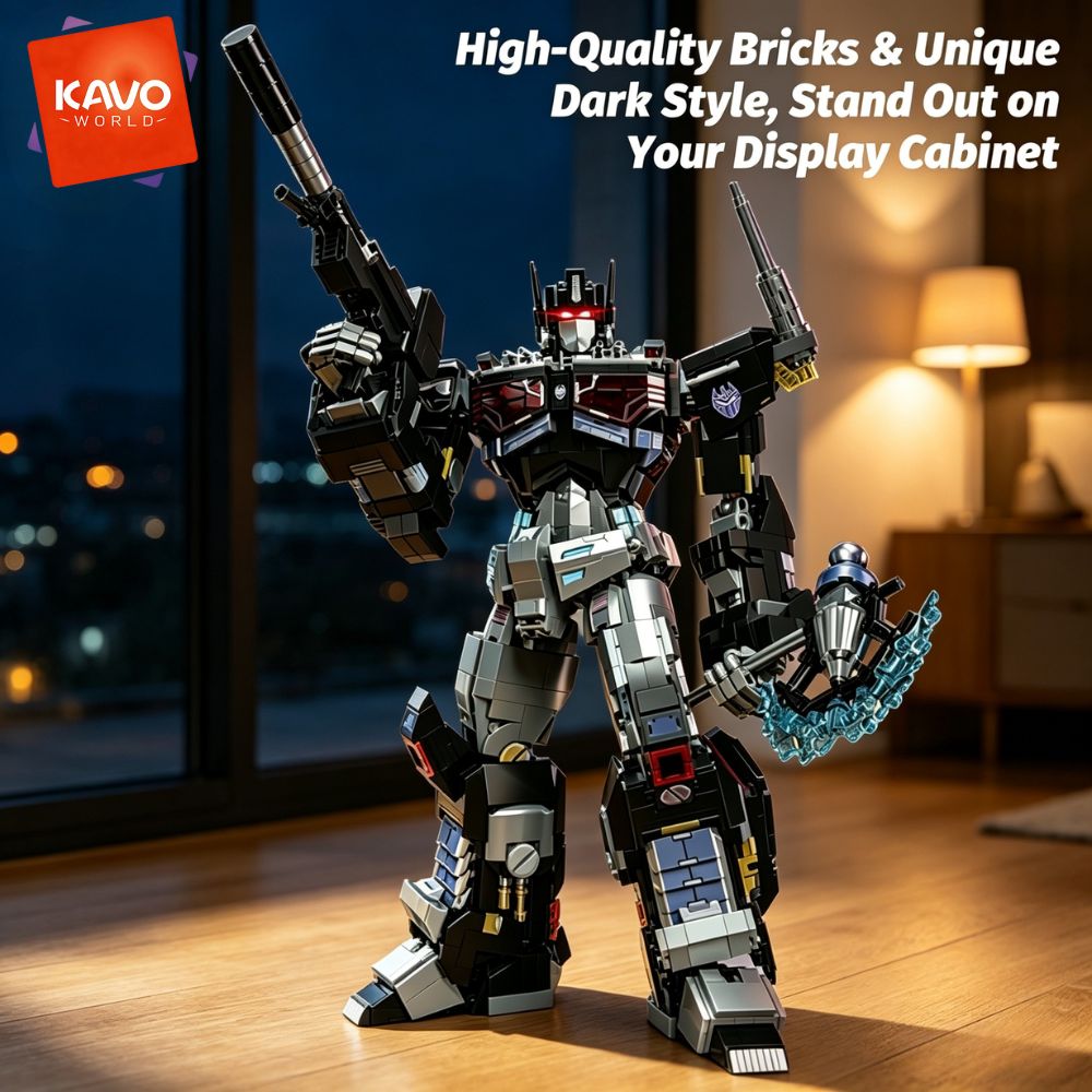 KAVOWORLD 2045피스 미래 메카 로봇 조립 블 - Desk Setup Small Room 리뷰 및 가격