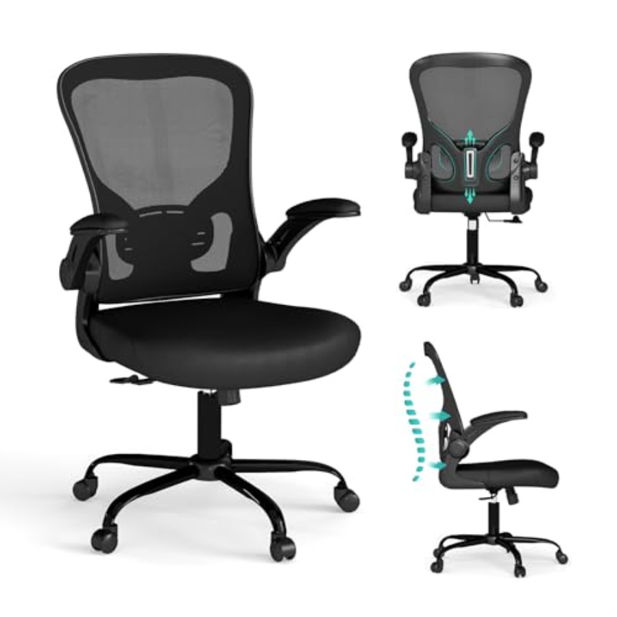 메쉬 사무실 의자, 인체공학적 컴퓨터 책상 의자, 편안 - Desk Setup Ergonomics 리뷰 및 가격