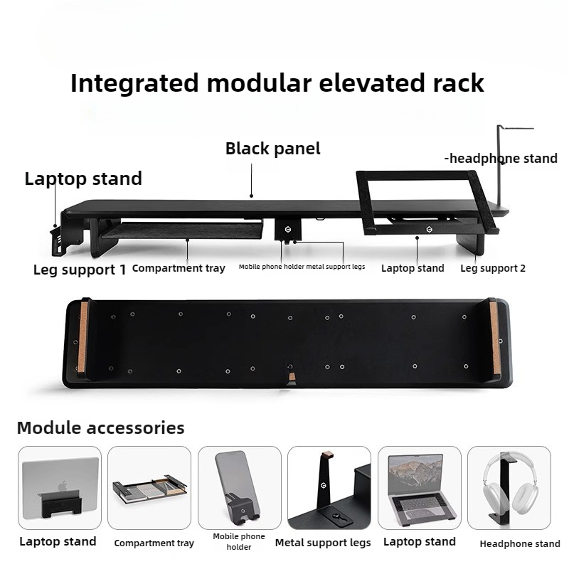 모듈식 모니터 라이저 스탠드 인체공학적 데스크 정리대  - Desk Setup For Laptop And Monitor 리뷰 및 가격