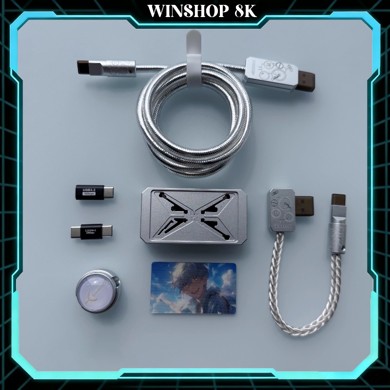 WINSHOP Esports HUB 듀얼 인/아웃 US - Desk Setup Accessories Aesthetic 리뷰 및 가격