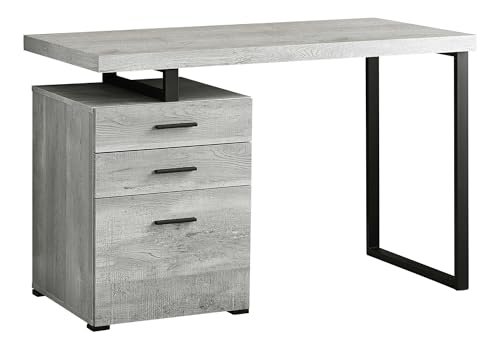 컴퓨터 책상과 파일 캐비닛 - 좌우 설치 가능 - 길이 - Desk Setup Grey 리뷰 및 가격