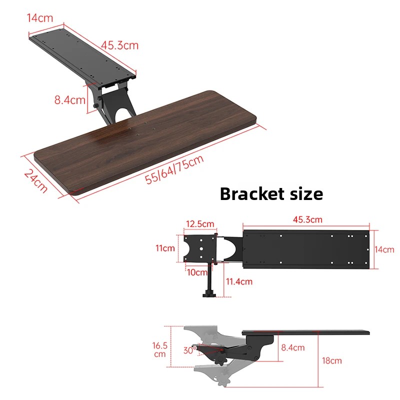 인체공학적 책상 아래 키보드 트레이(회전식 마우스 패드 - Desk Setup Ergonomics 리뷰 및 가격