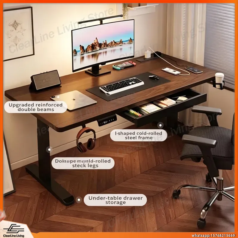 전동 높이 조절 게이밍 책상 (듀얼 모터 리프트 시스템 - Desk Setup Ergonomics 리뷰 및 가격