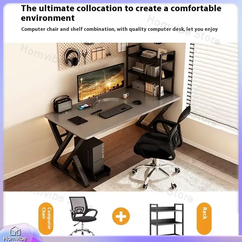 현대적인 원목 컴퓨터 책상 (홈 오피스 게임용) - 인 - Desk Setup Ergonomics 리뷰 및 가격