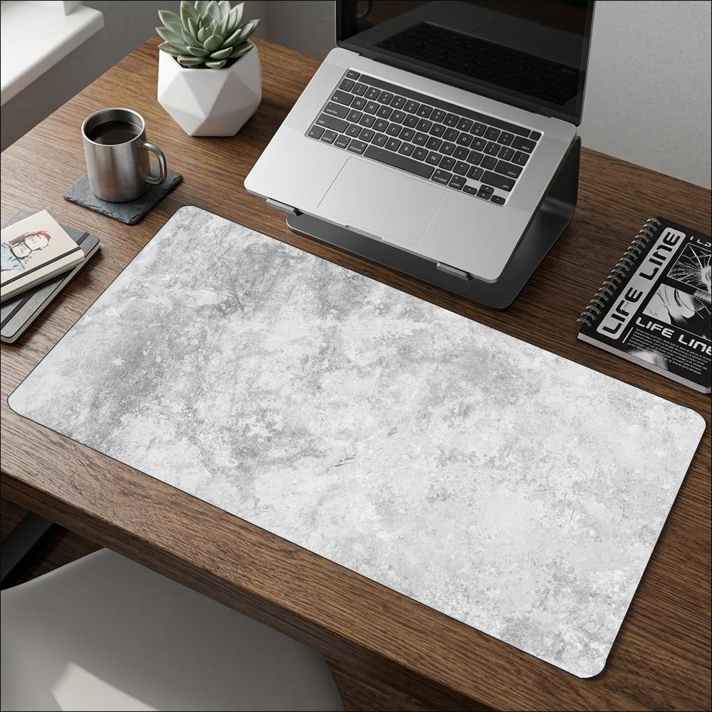 미니멀리스트 그레이 대리석 질감의 대형 확장형 마우스  - Desk Setup Grey 리뷰 및 가격