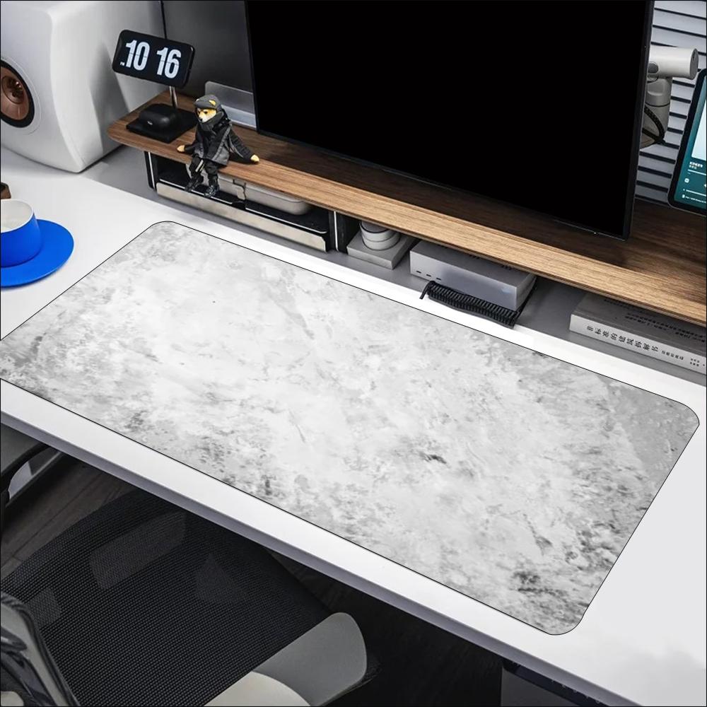 미니멀리스트 그레이 대리석 질감의 대형 확장형 마우스  - Desk Setup Grey 리뷰 및 가격