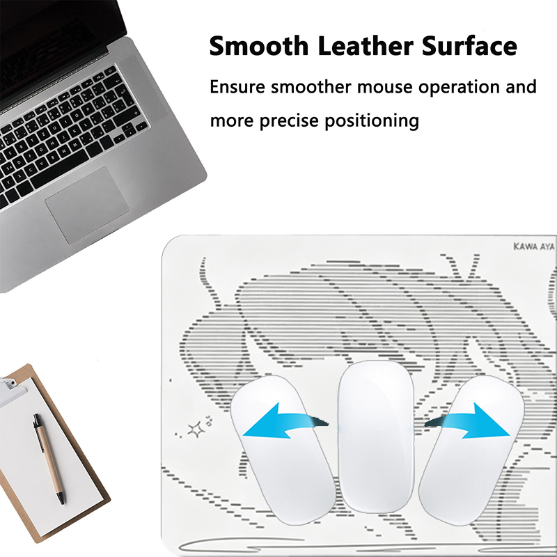 1Pcs 가죽 마우스 패드 애니메이션 엔젤 소녀 Y2k - Desk Setup Rug 리뷰 및 가격